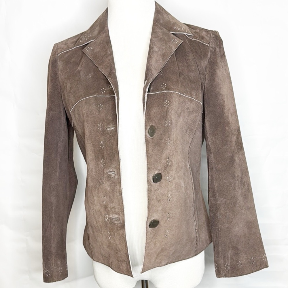 Sigrid Olsen Soft Suede Jacket (S) - Picture 3 of 12